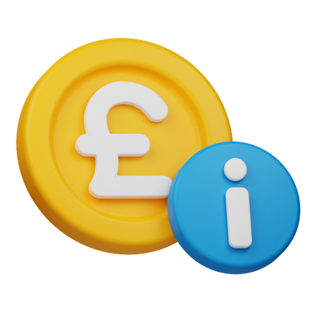 Pfund-Info  3D Icon