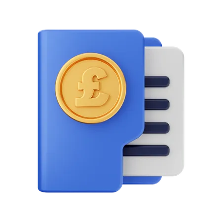 Pfund-Ordner  3D Icon