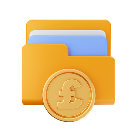 Pfund-Ordner  3D Icon