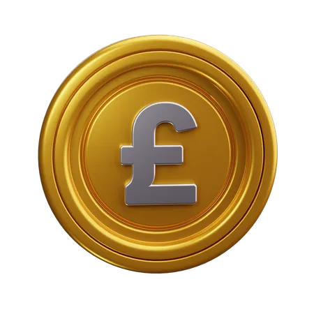 Pfund Sterling  3D Icon