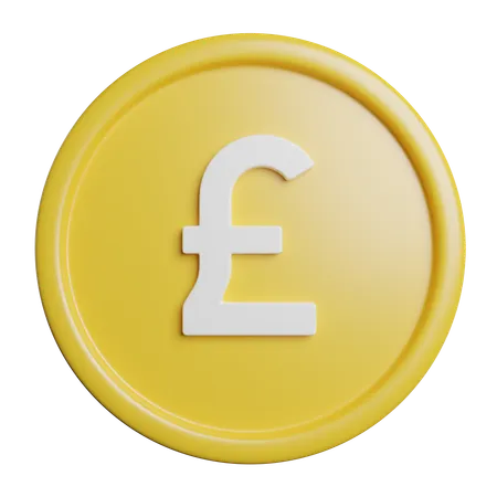 Pfund Sterling  3D Icon