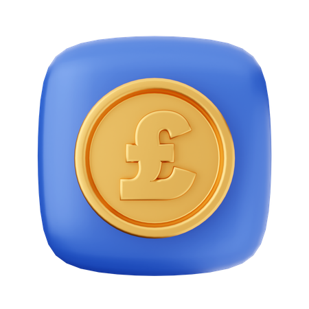 Pfund Sterling  3D Icon