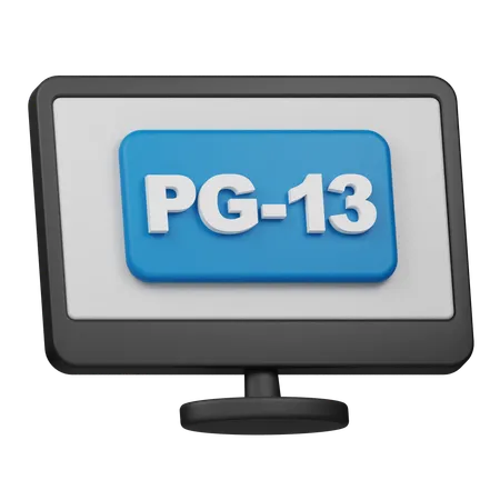 Contenido PG-13  3D Icon