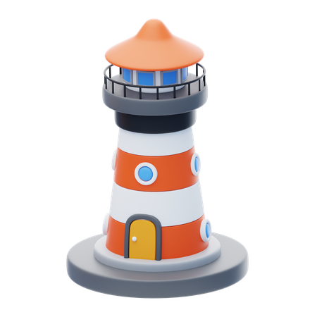 Phare  3D Icon