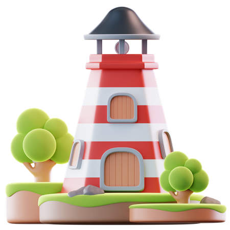 Phare  3D Icon