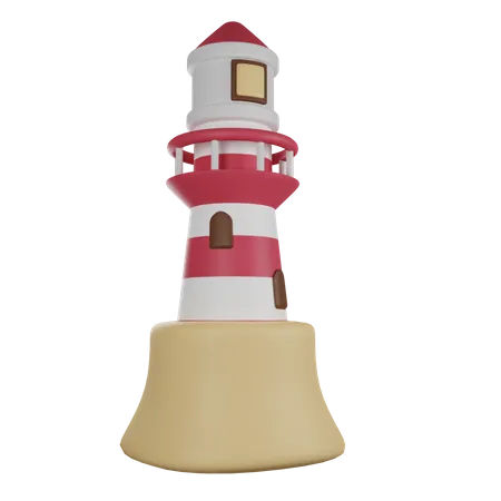 Phare  3D Illustration