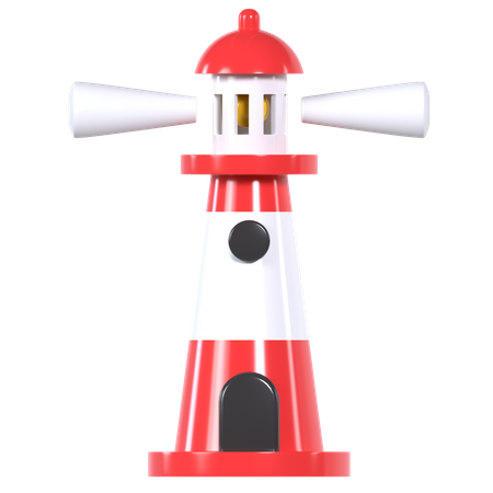 Phare  3D Illustration