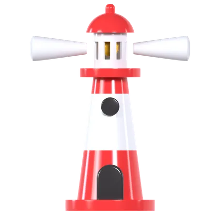 Phare  3D Illustration