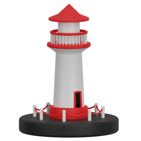 Phare  3D Illustration