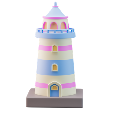 Phare  3D Icon