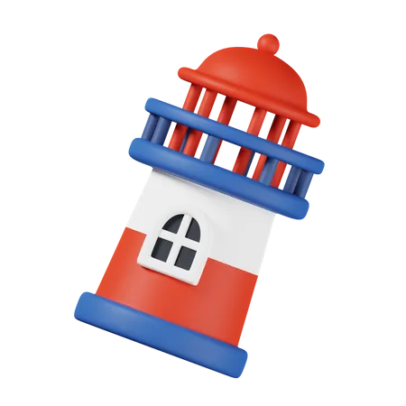 Phare  3D Icon