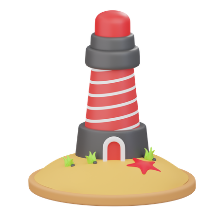 Phare  3D Icon