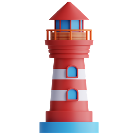 Phare  3D Icon