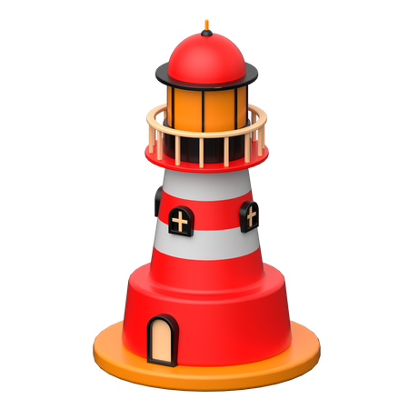 Phare  3D Icon