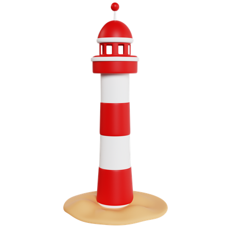 Escapade côtière au phare  3D Icon