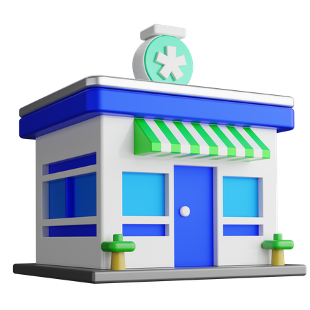 Pharmacie  3D Icon