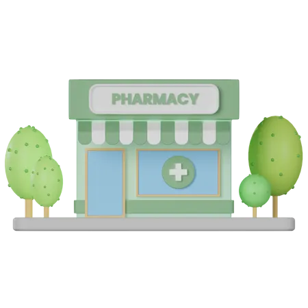 Pharmacie  3D Icon