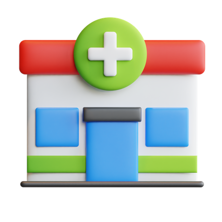 Pharmacie  3D Icon