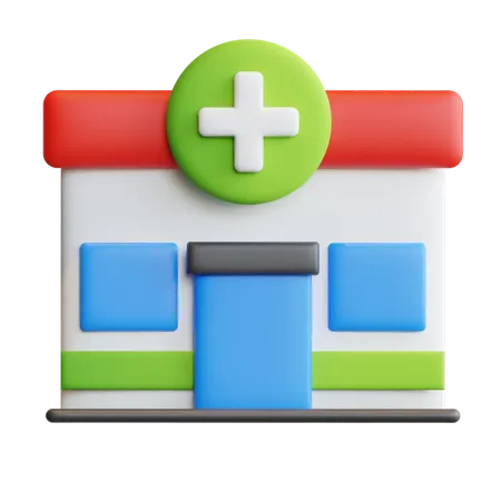 Pharmacie  3D Icon