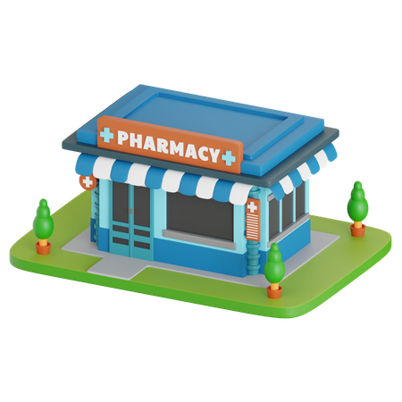 Pharmacie  3D Icon