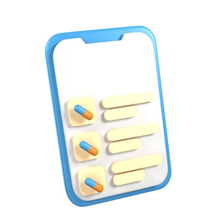 Application de pharmacie  3D Icon