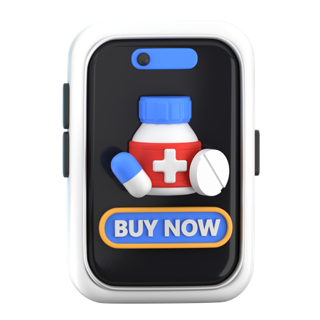 Pharmacie en ligne  3D Icon