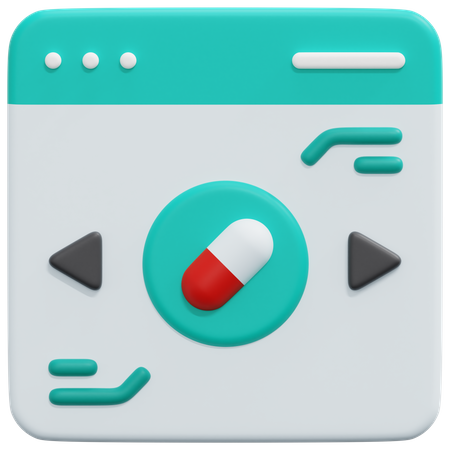 Pharmacie en ligne  3D Icon