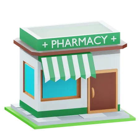 Pharmacie  3D Icon