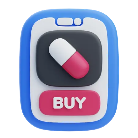 Pharmacie mobile  3D Icon