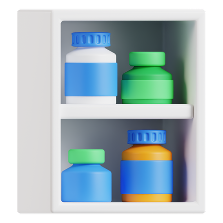 Pharmact Shelves  3D Icon