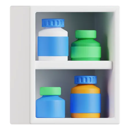 Pharmact Shelves  3D Icon