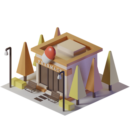 Pharmacy  3D Icon