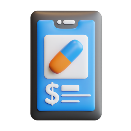 Pharmacy app  3D Icon