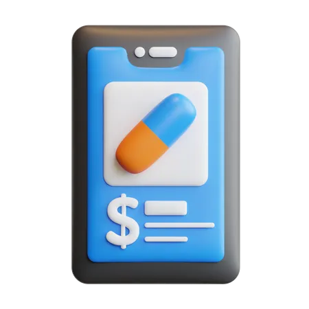 Pharmacy app  3D Icon