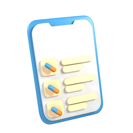 Pharmacy App  3D Icon