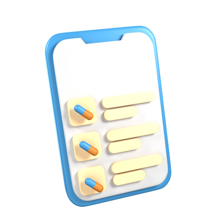 Pharmacy App  3D Icon