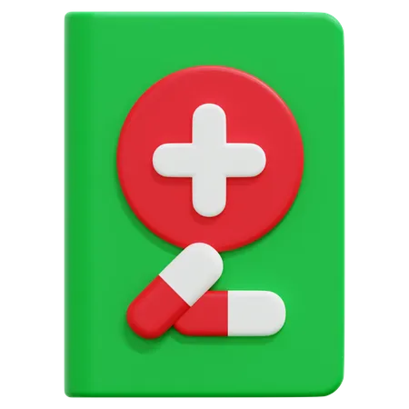 Pharmacy Book  3D Icon