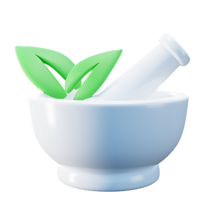 Pharmacy Pestle  3D Icon