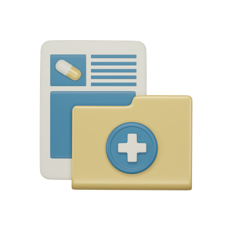Pharmacy Report  3D Icon