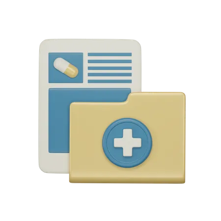 Pharmacy Report  3D Icon