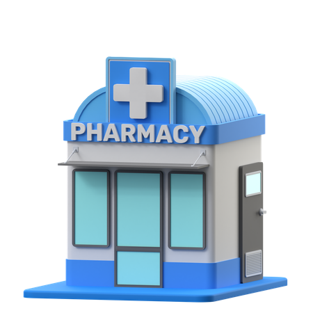 Pharmacy Shop  3D Icon
