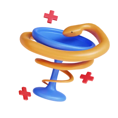 Pharmacy symbol  3D Icon