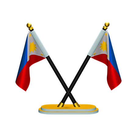 Philippinische flagge  3D Icon