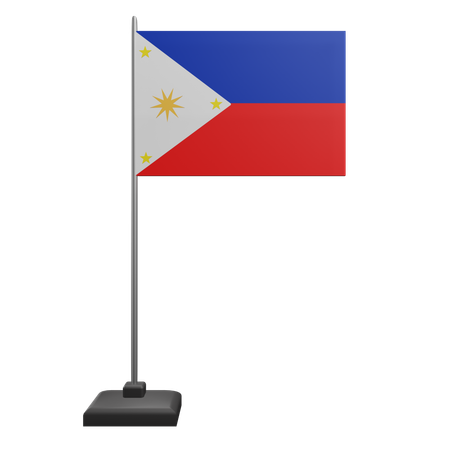 Philippinische flagge  3D Icon