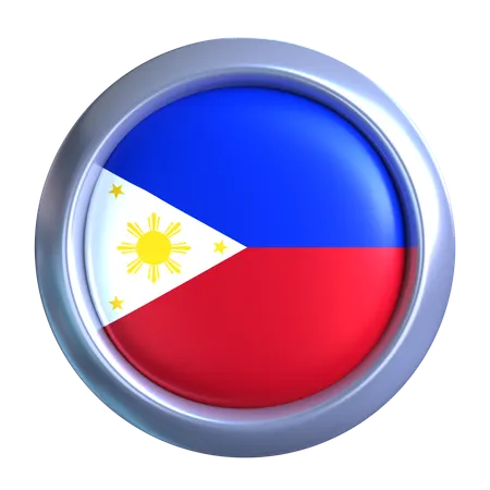 Philippines Flag Emblem  3D Icon