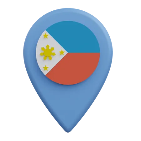 Philippines Location  3D Icon