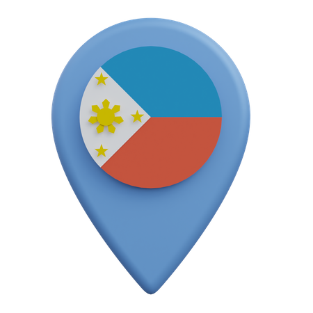 Philippines Location  3D Icon
