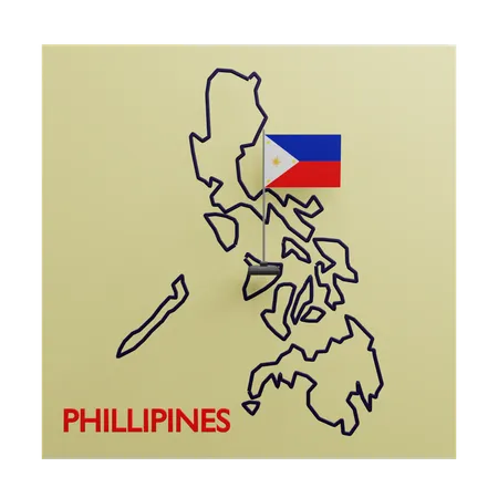 Phillipines Map  3D Icon