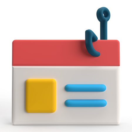 Phishing  3D Icon