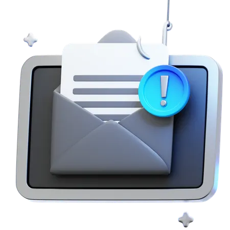 Phishing Alert  3D Icon